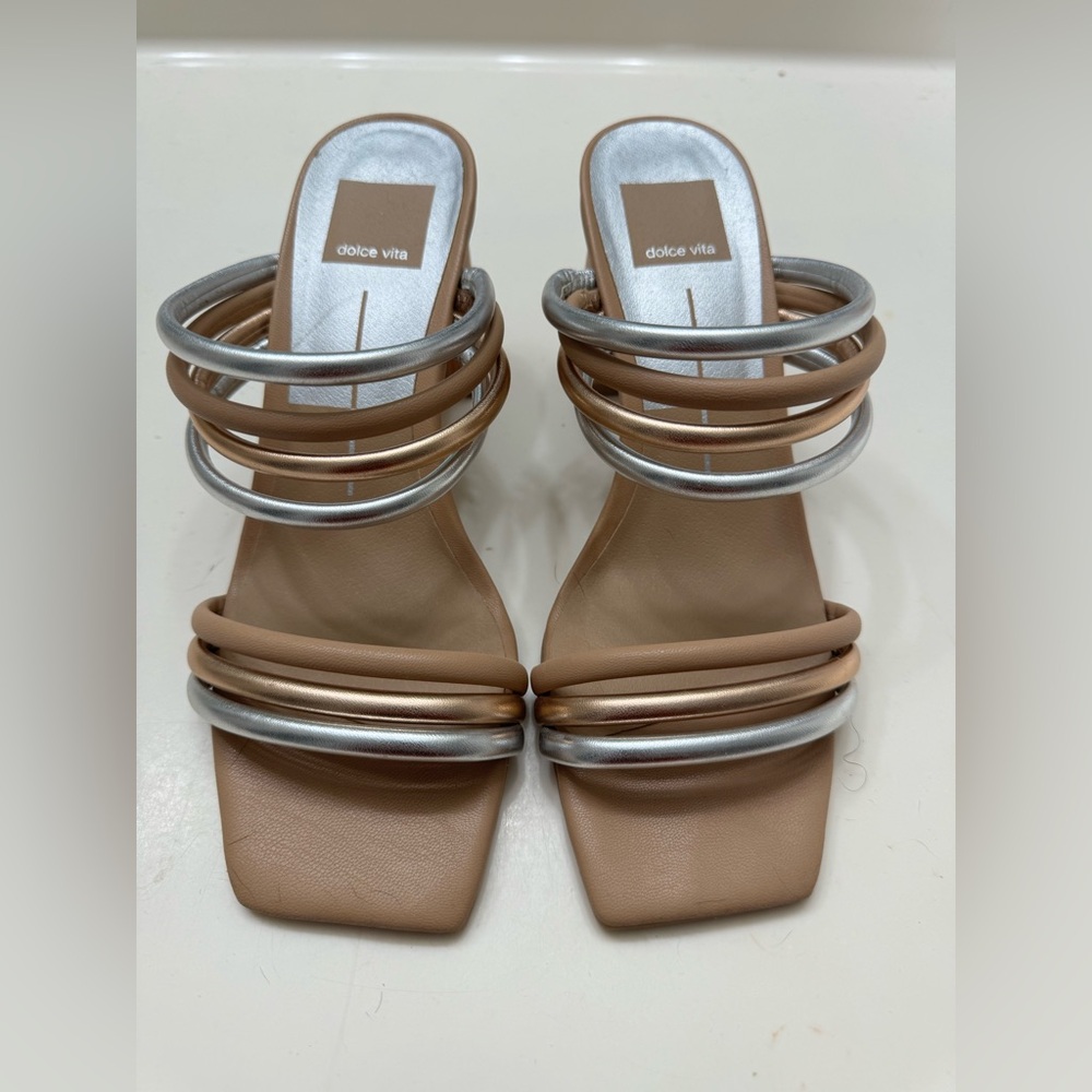 Nude Dolce Vita Block Heels